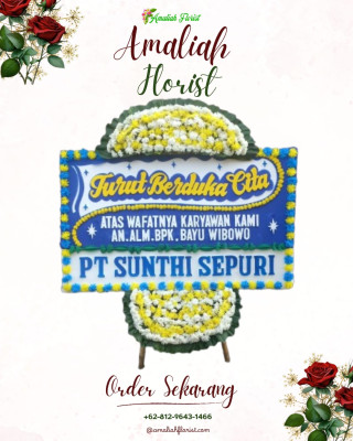 Papan Bunga Duka di Saparua